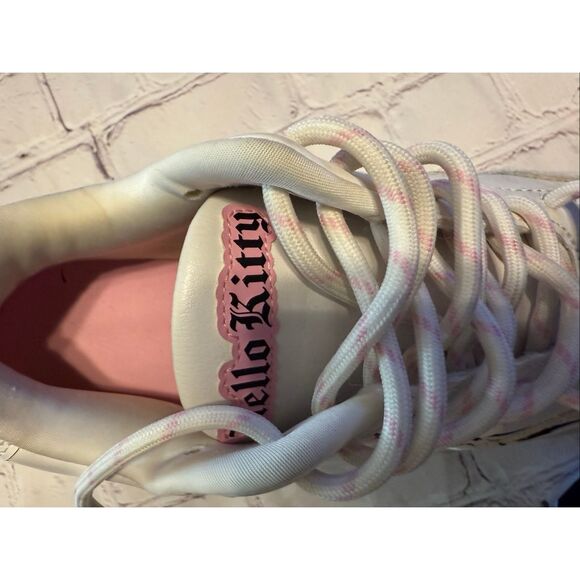 Bershka Hello Kitty Size 38 Platform Sneakers White Kawaii Whimsigoth E-Girl Y2K - Picture 14 of 15